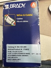 Brady M4-130-499  label for BMP41/BMP51/M511 printer 9.52 x 20.95 mm (Dia)