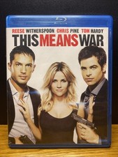 This Means War 2014 Blu-ray Reese Witherspoon Chris Pine fast free shipping rare