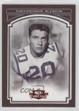 2006 Donruss Threads College Gridiron Kings Red Framed 50/100 Billy Cannon 0vs7