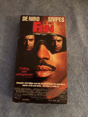 The Fan (VHS, 1996) Robert DeNiro, Wesley Snipes, Benicio Del Toro