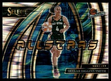 2024 Panini Select WNBA #9 Skylar Diggins-Smith All Stars Prizms Flash