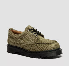 Chaussures Dr. Martens Lowell En Cuir Velours Olive Toutes Les Tailles