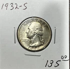 1932 S Washington Quarter XF/AU