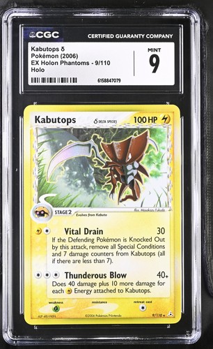 Kabutops δ graded CGC 9 for sale on eBay