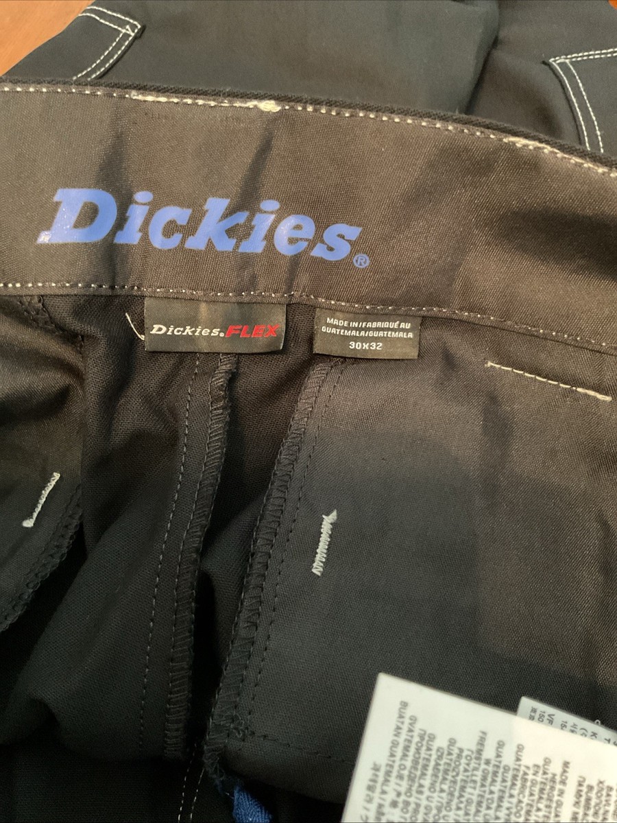 Dickies Men's Slim Fit Black Flex Cargo Skateboarding Pants Size