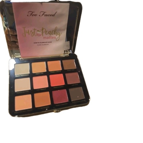 NEW Too Faced Just Peach Mattes Multi-Dimensional Eye Shadow Palette - Picture 2 of 3