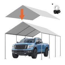 10x20ft Engineered Canopy Fabric for Maximum Durability Grey