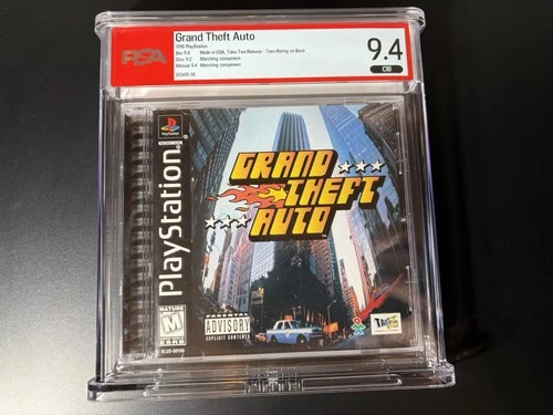 Grand Theft Auto PlayStation PS1 Complete Game PSA 9.4