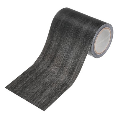 1-Roll 3.15''x15ft Self-Adhesive Wood Floor Tape for Furniture [Ebony Wood]