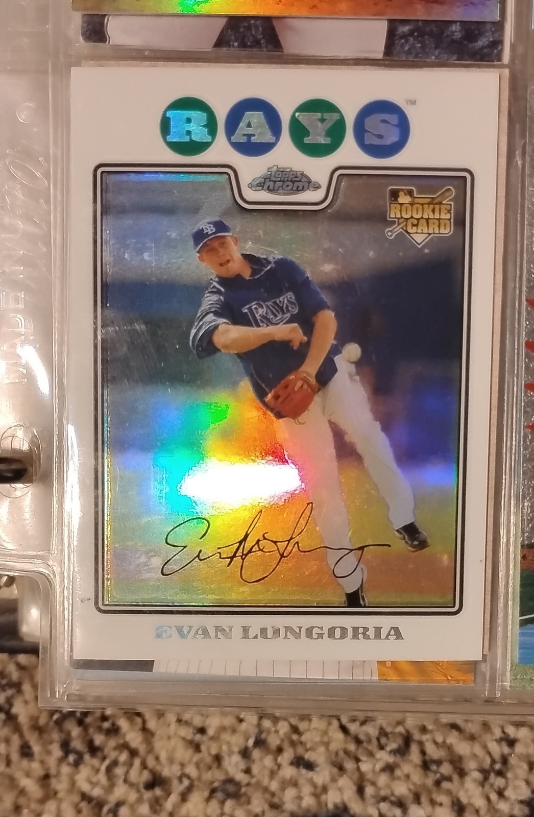 2008 Topps Chrome - Evan Longoria #193 Refractor (RC)