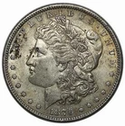 1879-O Morgan Silver Dollar Silver Coin, Tougher Choice AU++ Better Date