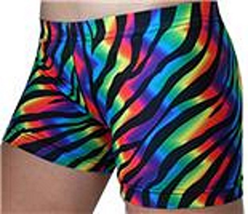 Girls Crazy Sports SHORTS BRIEFS Compression 4 in DANCE CHEER SOCCER VOLLEYBALL - Picture 7 of 8