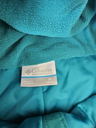 Columbia Turquoise One Piece Ski Snow Suit, 18/20 - Picture 2 of 5