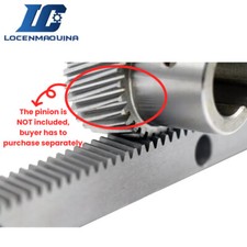 1.5Mod Rack Helical Teeth 1.5 Modulus 20*20*1000mm CNC Router X.Y Linear Motion