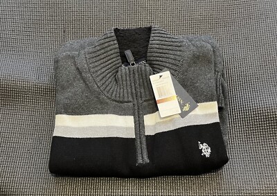 U.S. Polo Assn. Casual QTR Zip Sweater Size:XL / MSRP $70.00