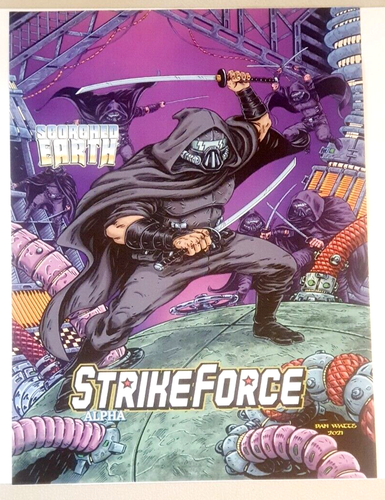 GI Joe SCALE Action Figure Line POSTER Strike Force Alpha NIGHT WRAITH 11 x 8 In - Imagen 3 de 3