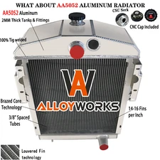 352629R92 3 Row Core Radiator For Farmall International M MD MTA Super M W6