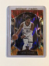 2020-21 Select Xavier Tillman Concourse Red White Orange Flash Prizm Rookie #95