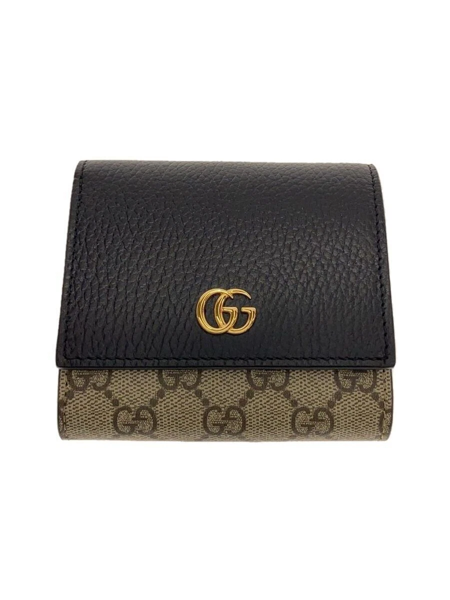 Portefeuille GUCCI Plié Medium GG Marmont Supreme Femme Occasion