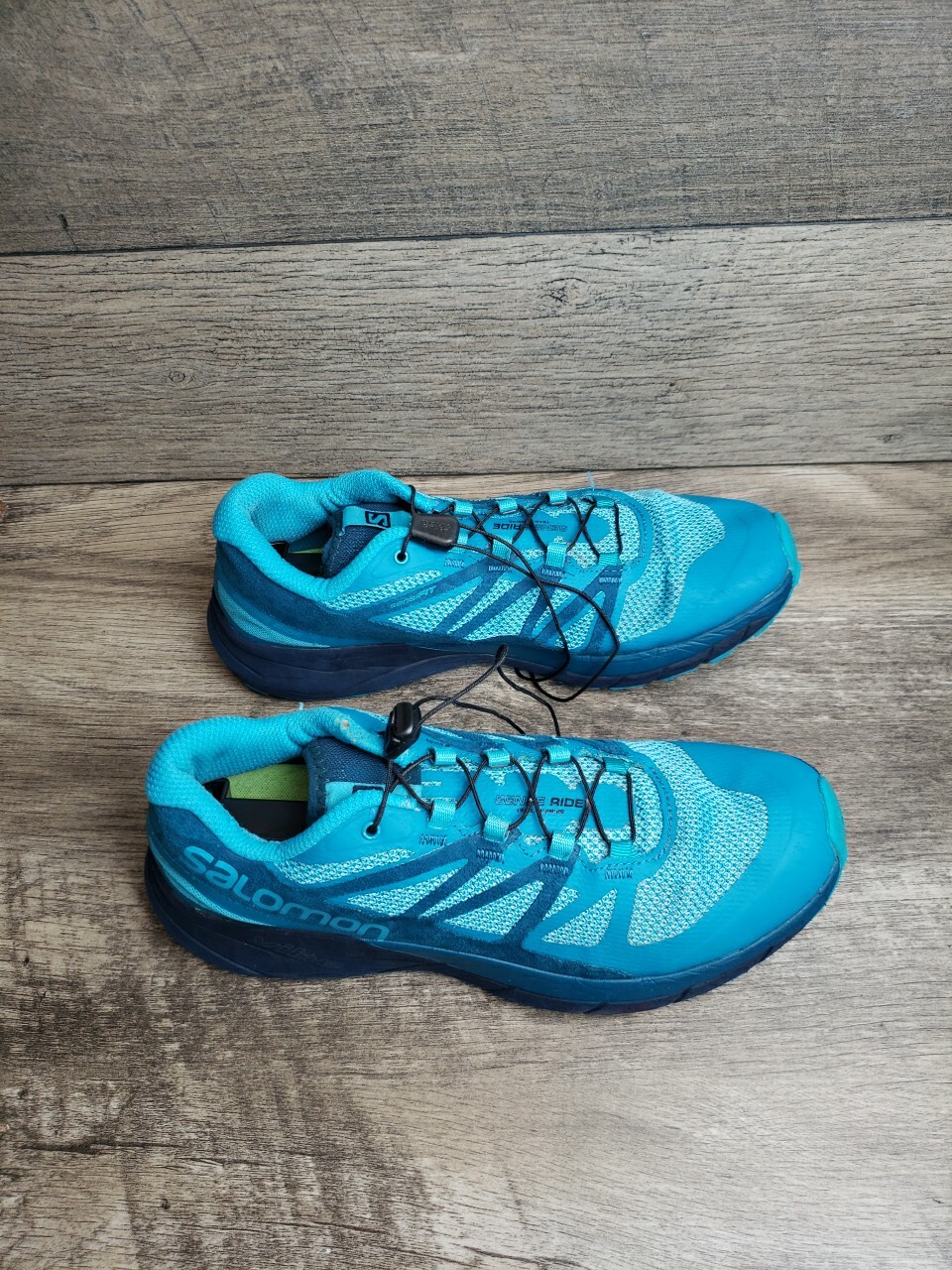 Scarpe da corsa Salomon Sense Ride Trail blu 398477 Ortholite da donna taglia 9