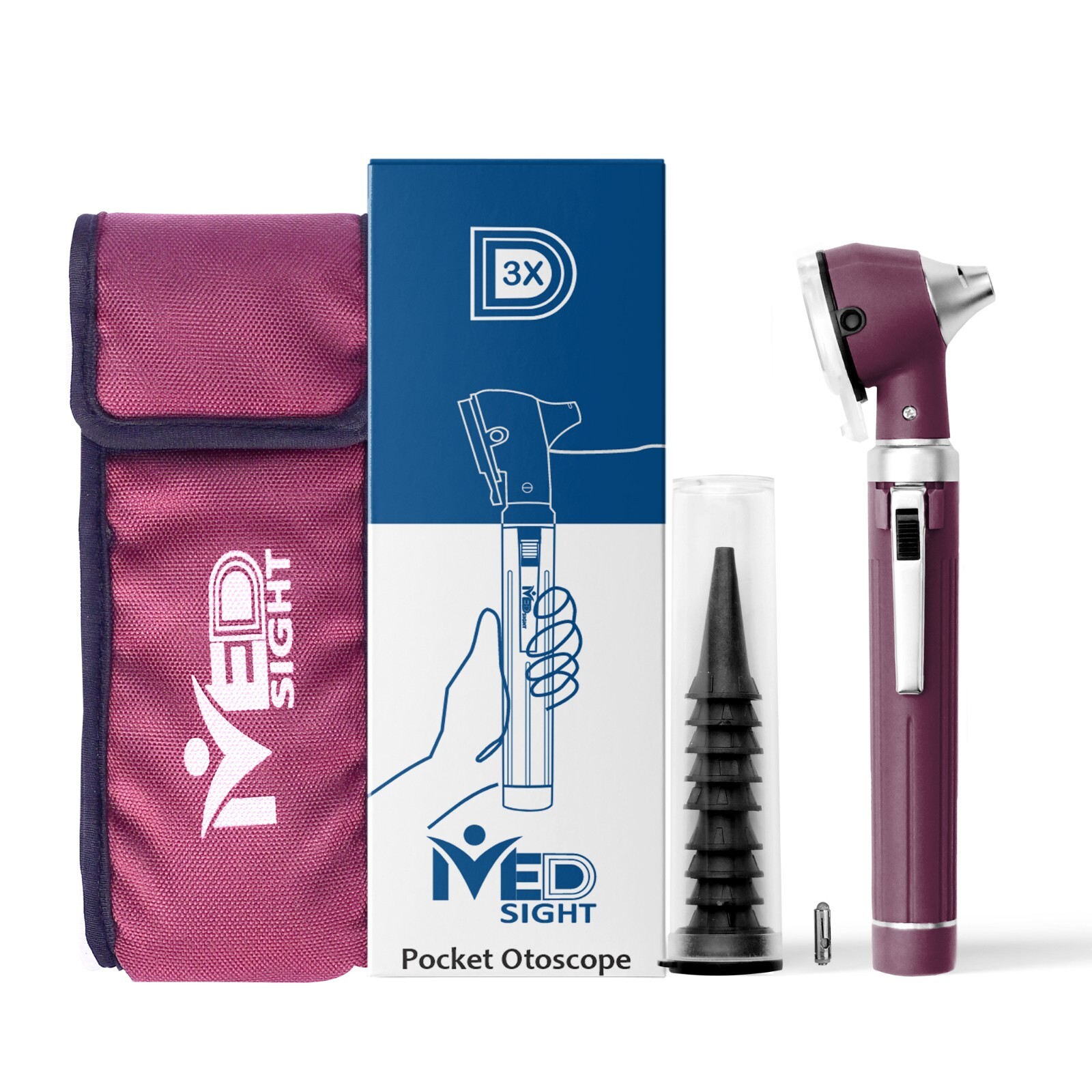 Otoscope -Ear Camera- Ear Scope Otoscope with Light- Portable Ear Infection, Wax