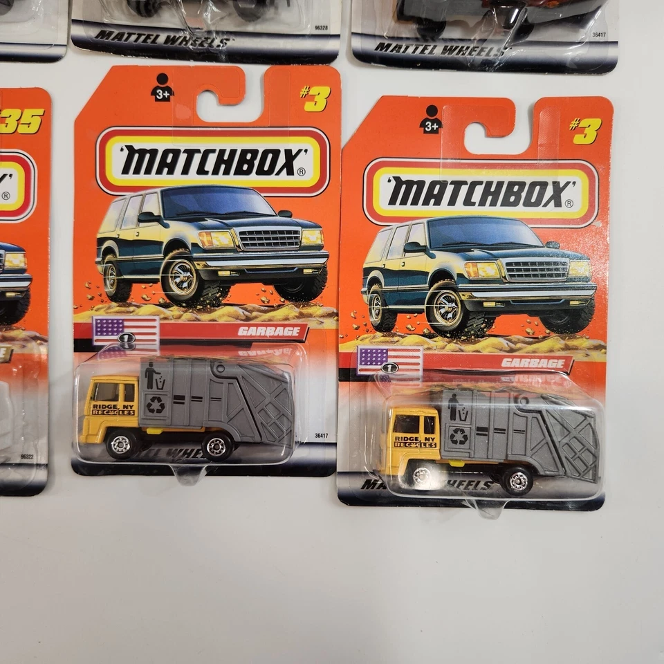 Matchbox Work Trucks Peterbilt Volvo Bedford Tanker Garbage Diecast Cars Lot MOC - Image 2 of 4