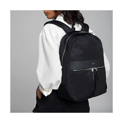 beauchamp laptop backpack KNOMO Womens 14" Bag Computer for Work, College, Travel Daypack Purse, Black with Silver Zip : Electronics With its structured shape KNOMO Beauchamp Womens 14" Laptop