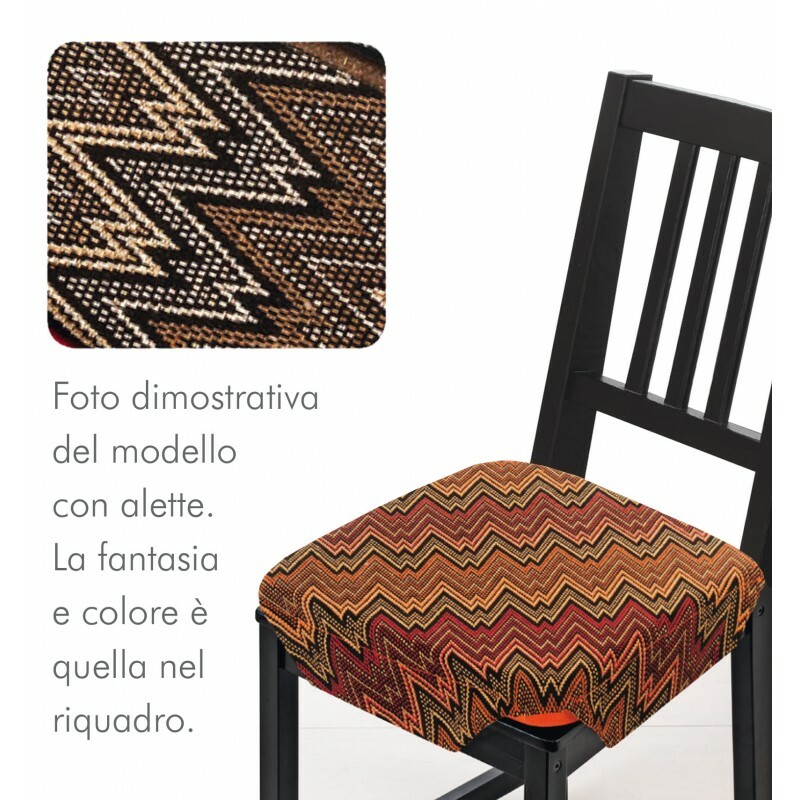 Set 6 Cuscini Coprisedia - Stile Provenzale, Cotone, Made In Italy, 40x40cm - Foto 6