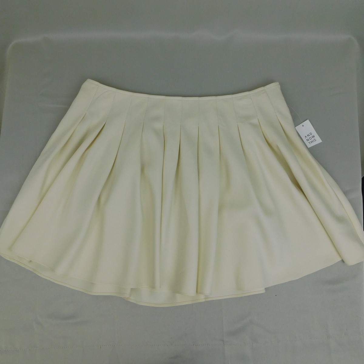 And Now This Plus Size Trendy Pleated Tennis Skirt Mini - 0X