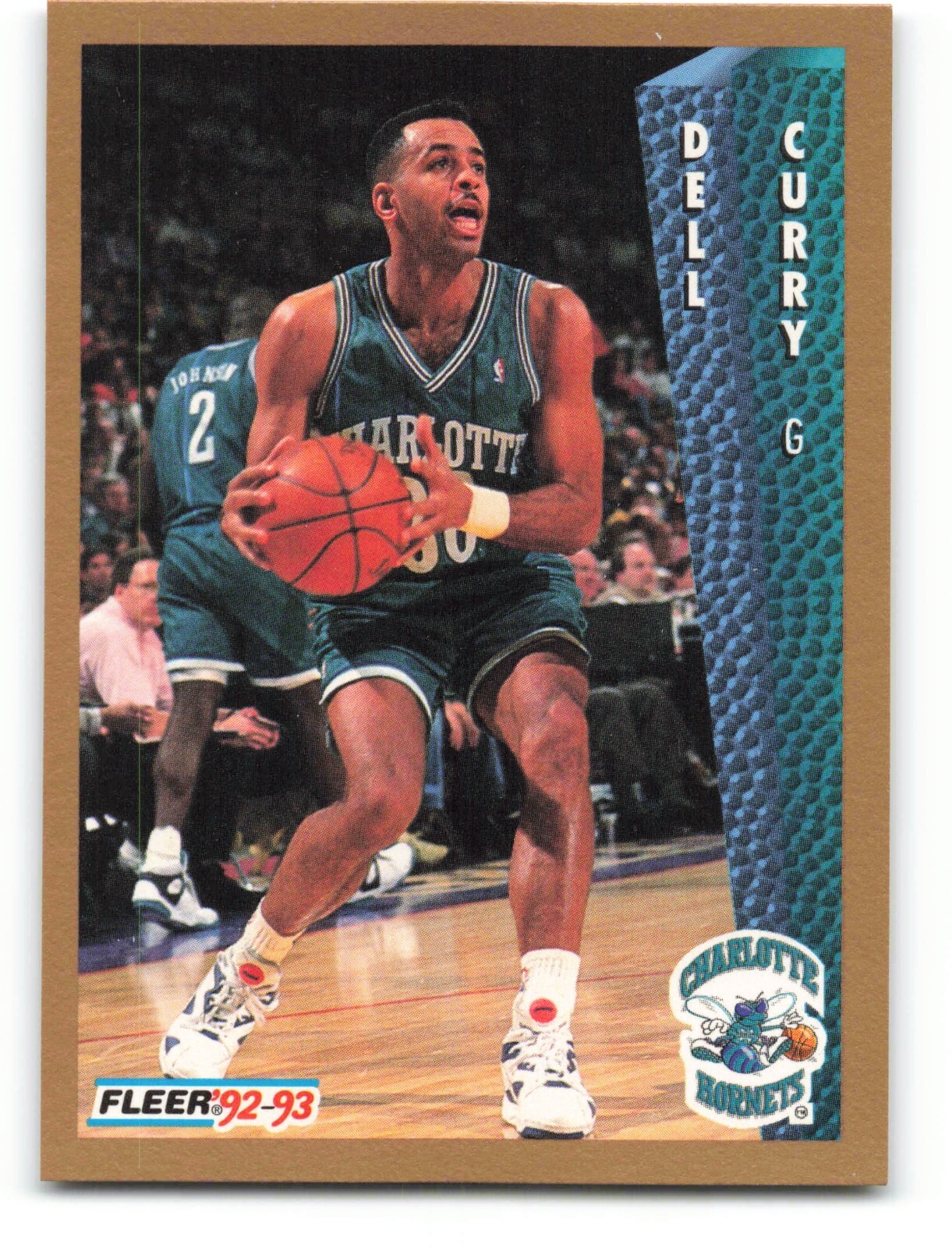 1992-93 FLEER Basketball NM/M Trading Card #22 - DEL CURRY, Charlotte  Hornets | eBay