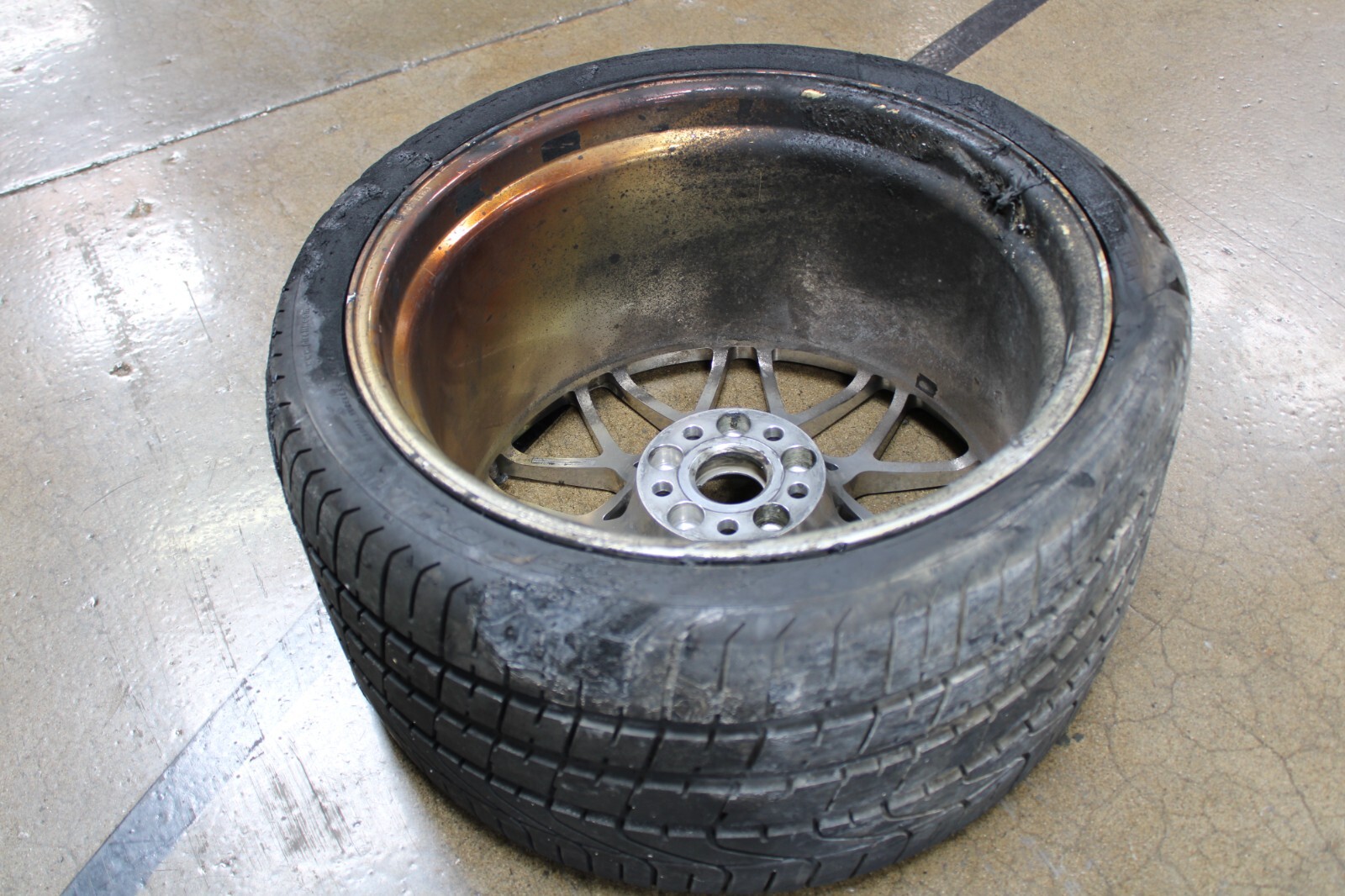 Lamborghini Gallardo, Coupe, Spyder, Rear Wheel, Used, Fire Dmg, P/N 400601025AJ