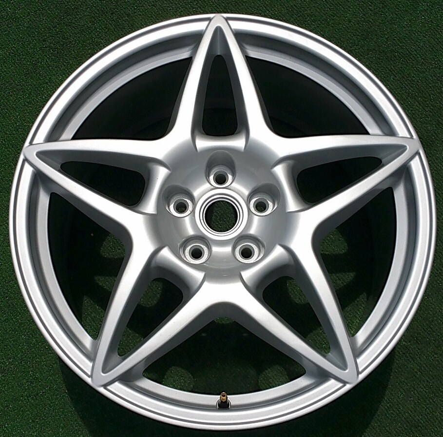 Factory Ferrari 599 GTB Wheel Perfect Genuine OEM 20 x 11 in Rear Silver 211025