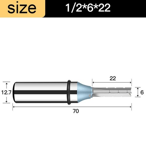1/2 Shank 3 Flutes Cutting Straight Router Bit CNC Trimming Slot Milling Cutter - Picture 21 of 41