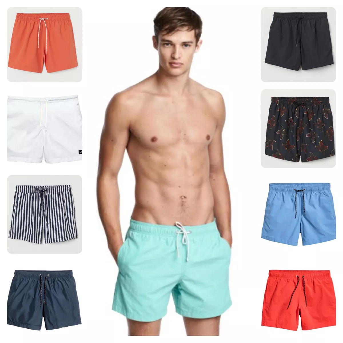 Mens New Swimming Quick Dry Trunks Swimwear Quality Beach Summer Holiday  Shorts | eBay