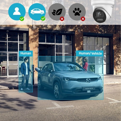 Hik 8MP ColorVu IP Camera 4mm Lens DS-2CD2387G2-LU Human Vehicle Detection Mic - Picture 6 of 11
