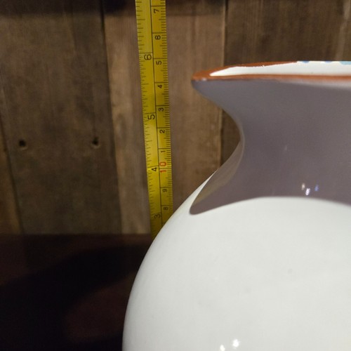 DANSK MESA White Sand 48oz Water Pitcher Vase Portugal Southwestern Turquoise - Picture 5 of 5