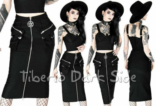 Black With Pockets Skirts for Women