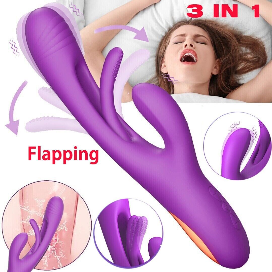 Rechargeable Patting Rabbit Vibrator Dildo G-spot Massager Sex Toy For Women eBay picture