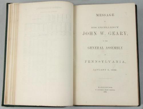 HARRISBURG addresses collection of 8 General John Geary 1867-73 Pennsylvania - Picture 7 of 18
