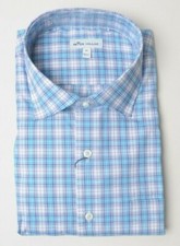 Peter Millar - Plaid Sport Shirt - Spread Collar - NWT