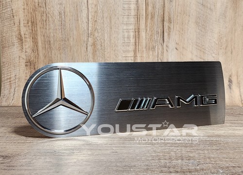 RARE G55 AMG Spare Tyre Badge Brushed Stainless Steel for Mercedes W463 G63 G500 - Picture 11 of 15