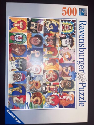 500 Pieces Ravensburger Typefaces Puzzle and Ravenburger Tomorrow's World Puzzle