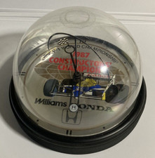Williams Honda 1987 Formula 1 Constructors Champion Piquet Mansell Table Clock