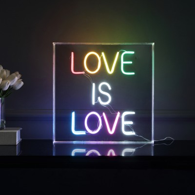 JONATHAN Y Farmhouse Love No Bulbs Included Neon Lighting NEN101