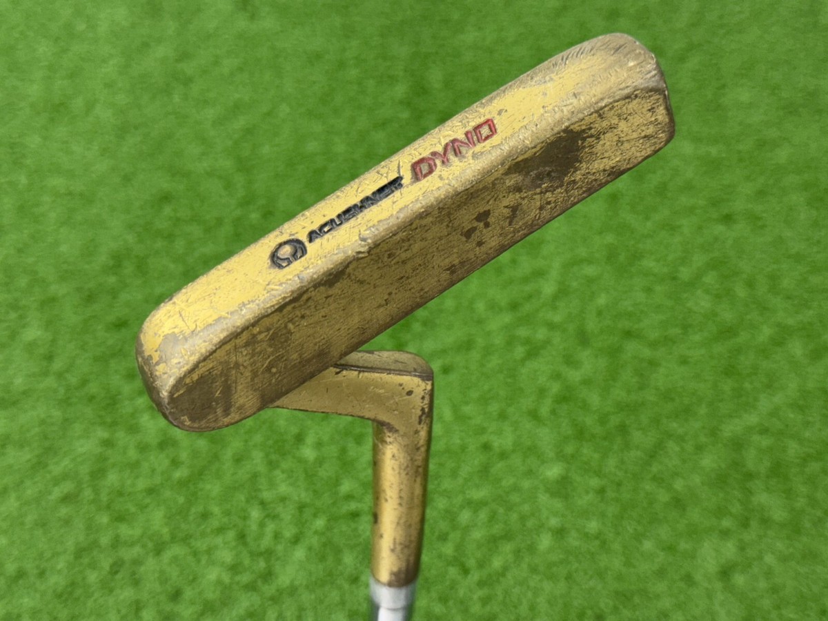 ACUSHNET DYNO PUTTER Unique Brass Design Right Handed Classic