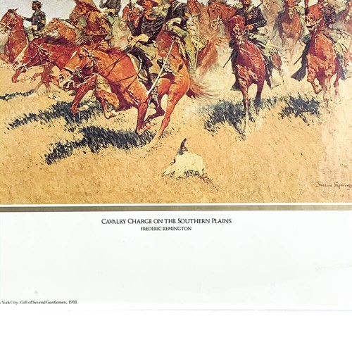Frederic Remington Cavalry Charge on the Southern Plains Art Print 8.5 x 10.5 in - Picture 2 of 8