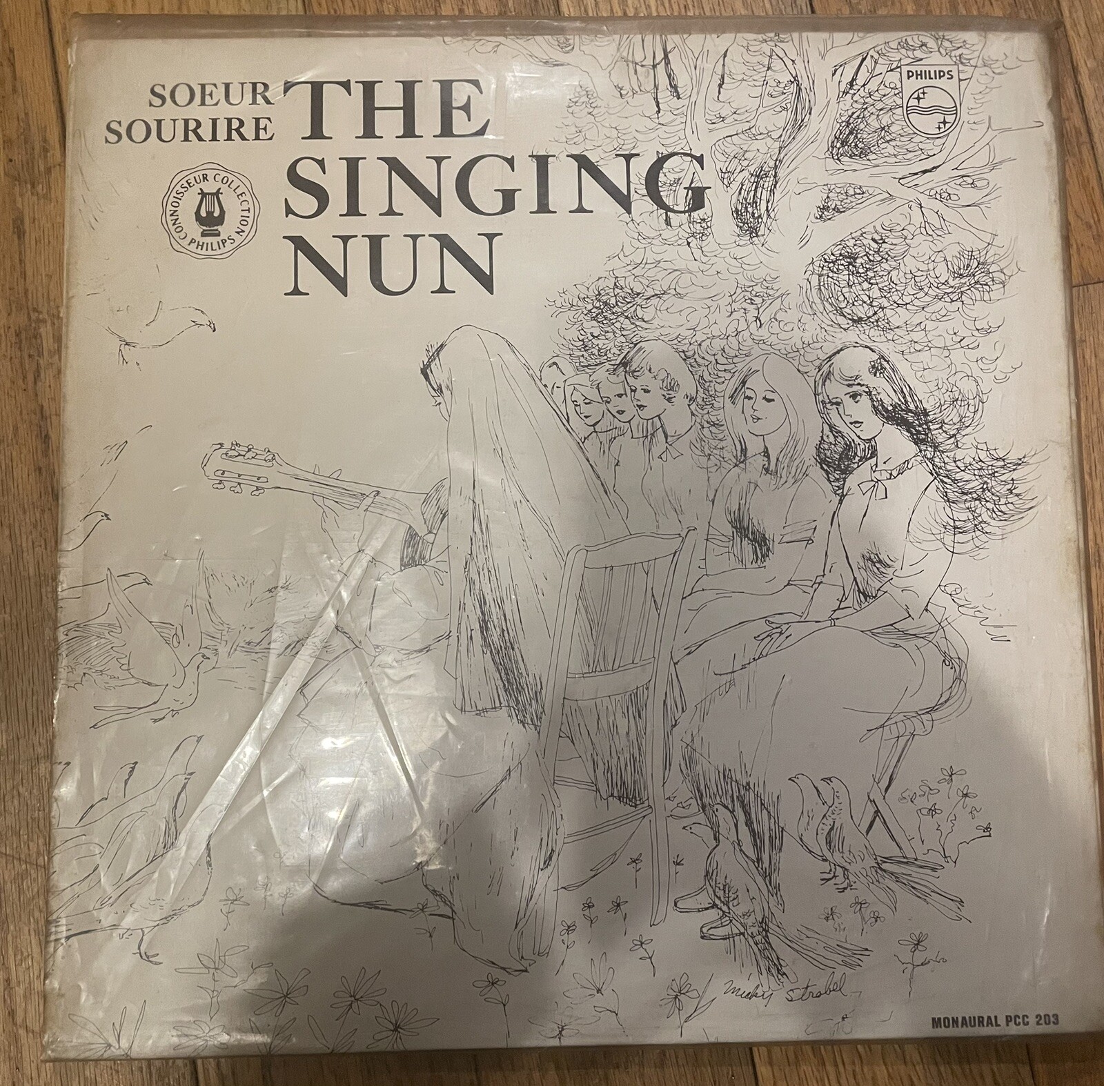 SOEUR SOURIRE The Singing Nun 1963 Complete Vinyl LP + Art Philips PCC-203 - VG+
