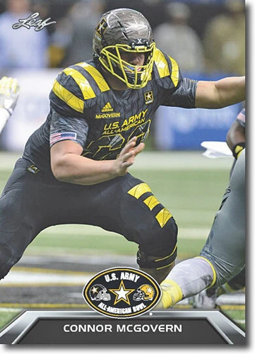 CONNOR MCGOVERN 2016 Leaf US Army All-American Rookie RC PENN STATE