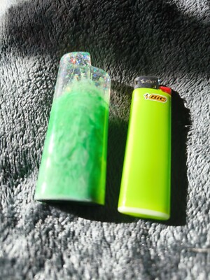 bic Feuerzeug Hülle Für Slim J23 Epoxid Harz  Hand-Made 