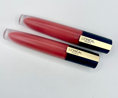 Pack Of 2 - L'oreal Paris Rouge Signature Matte Lip Stain 450 Adored
